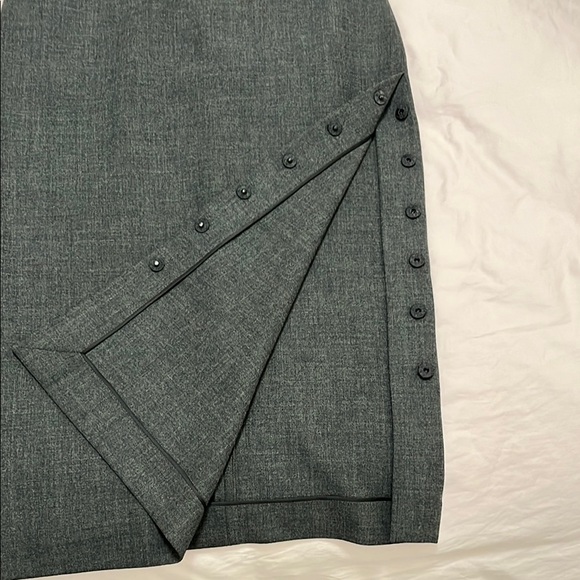 Dolce & Gabbana Gray Virgin Wool Women's Skirt - Picture 6 of 11